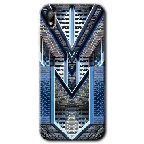 Huawei Y5 2019 HD Baskılı Kılıf + 9D Tam Ekran Koruyucu - Retro Building