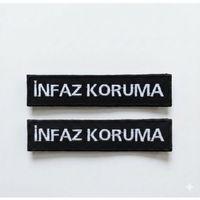 İNFAZ KORUMA pantolon yazısı 2 Adet - Arkası Cırtlı