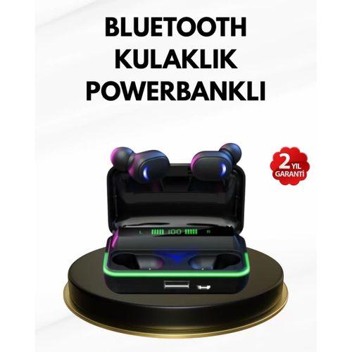E10 Kablosuz Bluetooth Kulaklık – 3d Ses, Powerbank Şarj Kutusu
