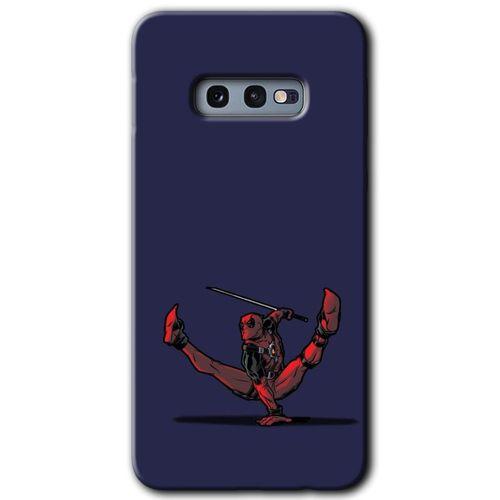 Potkal Hediye Fabrikası Samsung Galaxy S10e Kılıf HD Desen Baskılı Arka Kapak - DeadPool 3