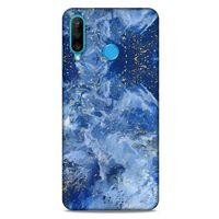 Huawei P30 Lite Uyumlu Kılıf Mavi Delisi (9) Kılıf Mürekkep