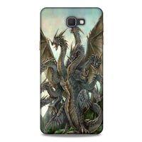 Samsung Galaxy J7 Prime Kılıf Dragons (35) Fit Design Kılıf 9 Başlı Ejderha