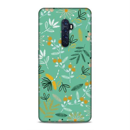 Oppo Reno 2 Kılıf Cicek Nakis Arka Kapak Silikon Koruma Full Koruyucu