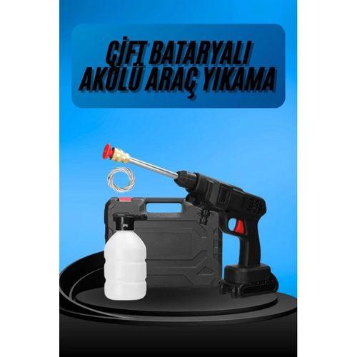 Akülü Oto Araç Yıkama Yüksek Basınçlı Araba Yıkama Makinesi Şarjlı