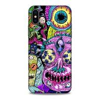 Apple iPhone XS Uyumlu Kılıf Rick And Morty (47) Crystal Flex Kılıf Decoy Mortys