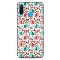 Baykuşlar (19) Desenli Silikon Kapak Telefon Kabı Huawei P30 Lite Kılıf