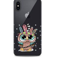Zoologix (47) Apple iPhone XS Max Şeffaf Kılıf Silikon Desenli