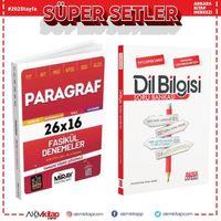 Miray Yayınları TYT AYT MSÜ KPSS DGS ALES Paragraf Deneme ve AKM Dil Bilgisi Soru Bankası Seti 2 Kitap