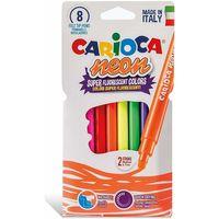 Carioca Carioca Fosforlu Yıkanabilir Keçeli Boya Kalemi 8Li