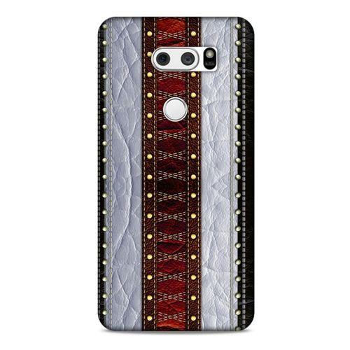 LG K40S Kılıf Patchwork (11) Tam Koruma Siyah Gri