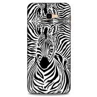Animax Zebra Silüet Samsung Galaxy J4 Plus Kılıf Desenli Silikon