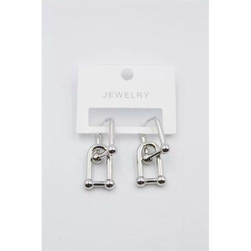 TF Zincir Küpe - Gümüş