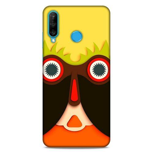 Lopard Huawei P30 Lite Uyumlu Kılıf Soyut Sanat (4) Desenli Koruma Kılıfı