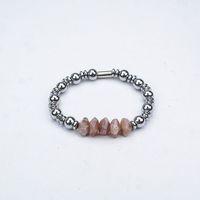 HEMATİT  TAŞI MİSİNA LASTİKLİ BİLEKLİK