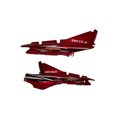 FALCON Kmt Çelik 100 Arka Karenaj Sağ Sol Kırmızı Takım Orjinal Orijinal