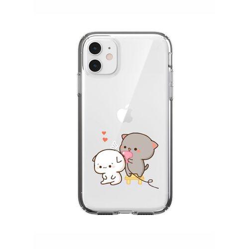 iPhone 11 Şirin Ayıcıklar Şeffaf Telefon Kılıfı