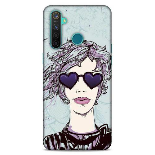 Lopard Oppo Realme 5 Pro Uyumlu Kılıf Sürreal Yüzler ♀ (25) Antişok Kapak Baskılı