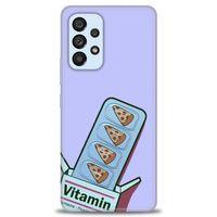 Samsung Galaxy A53 5G Kılıf HD Baskılı Kılıf - Vitamin + Tam Ekran Koruyucu