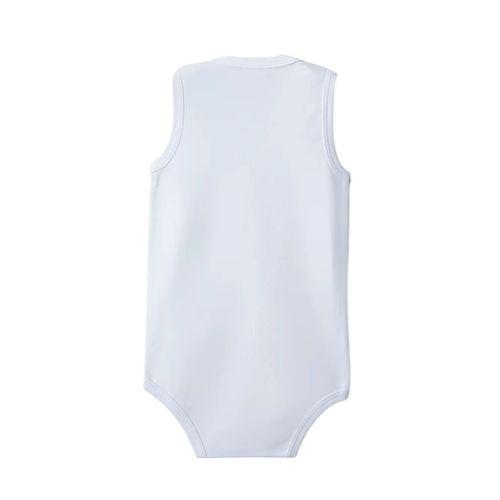 Beyaz Askılı Body Zıbın 7-12 YAŞ Çocuklar İçin (1 ADET) Alttan Çıtçıtlı Özel Gereksinimli