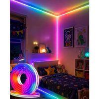 16 Milyon Renk Rgb Neon Şerit Led İç Ve Dış Mekan Dekor Işığı