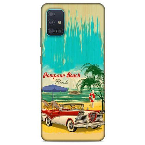Retro (16) Desen Kalın Kılıf Renkli Samsung Galaxy A51 Kılıf