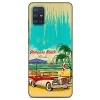 Retro (16) Desen Kalın Kılıf Renkli Samsung Galaxy A51 Kılıf