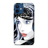 Lopard Apple iPhone 12 Mini Uyumlu Kılıf Sürreal Yüzler ♀ (22) Tam Koruma Kılıfı Desenli