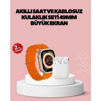 Watch 9 Max Akıllı Saat 45 Mm Geniş Ekran Kulaklık Seti