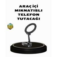 360° Dönebilen Katlanır Manyetik Araç Telefon Tutucu – Magsafe Uyumlu, Kompakt Ve Şık Tasarım