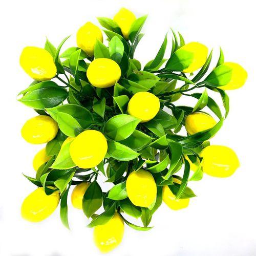Saksıda Yapay Mini Limon Ağacı 30 Cm