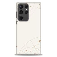 Samsung Galaxy S23 Ultra Kılıf HD Baskılı Kılıf - Yıldız Haritası + Tam Ekran Koruyucu