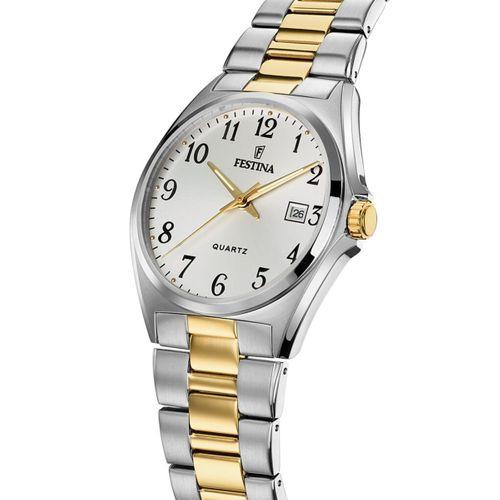 Festina Klasik F20554/1 Quartz Çelik Altın/Gri 40 mm Erkek Kol Saati
