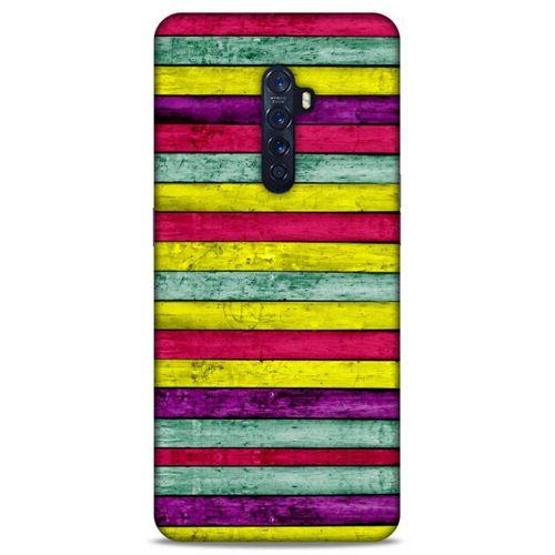 Lopard Oppo Reno 2 Uyumlu Kılıf Wood'X (30) Silicone Case Desenli