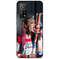 Xiaomi Mi 10T Pro 5G Uyumlu Kılıf Harley Quinn (23) Ultra Koruma Kılıfı Kırmızı-menekşe