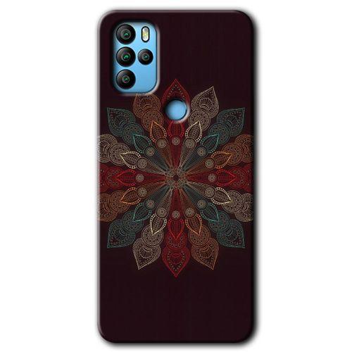 Potkal Hediye Fabrikası Omix X500 Kılıf HD Desen Baskılı Arka Kapak - Mandala Flower Wal