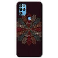 Potkal Hediye Fabrikası Omix X500 Kılıf HD Desen Baskılı Arka Kapak - Mandala Flower Wal