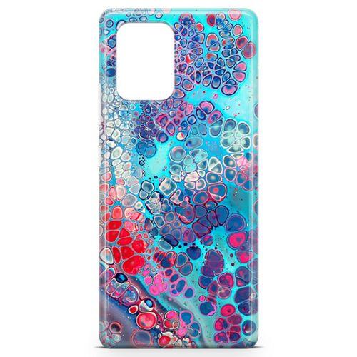 Samsung Galaxy S10 Lite Kılıf Mermer Bubbles Arka Kapak Koruma Desenli Full Koruyucu