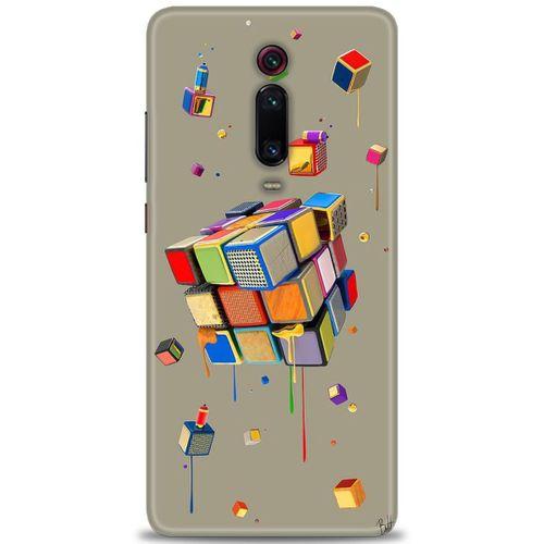 Xiaomi Mi 9T Kılıf HD Baskılı Kılıf - Zeka Küpü + Tam Ekran Koruyucu
