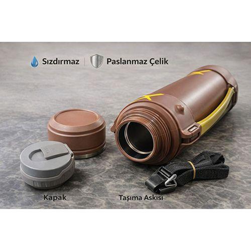 2000 ml Çift Katmanlı Vakumlu Paslanmaz Çelik Termos