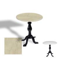 Dockers Çipa 1001 Döküm Ayak Yuvarlak Masa Çap 60cm - (Werzalit, Wermodin ve Allzalit Tabla) - Golden Marble