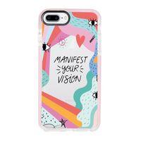 iPhone 8 Plus Manifest Your Vision Candy Bumper Silikonlu Telefon Kılıfı