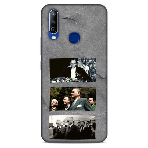 General Mobile GM 10 Kılıf Atatürk (12) Koruyucu Silikon Gri