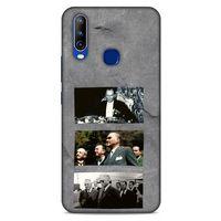 General Mobile GM 10 Kılıf Atatürk (12) Koruyucu Silikon Gri