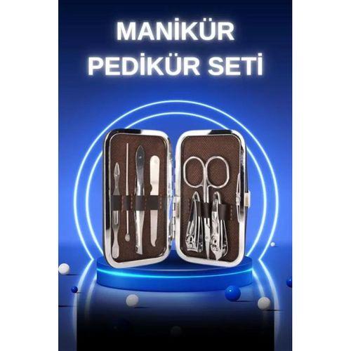 Manikür Pedikür Seti 7 Parça Tırnak Mantarı Tırnak Batığı Temizleme Taşınabilir