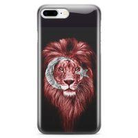 Apple iPhone 8 Plus Kılıf Aslan Türk Arka Kapak Koruma Desenli Full Koruyucu