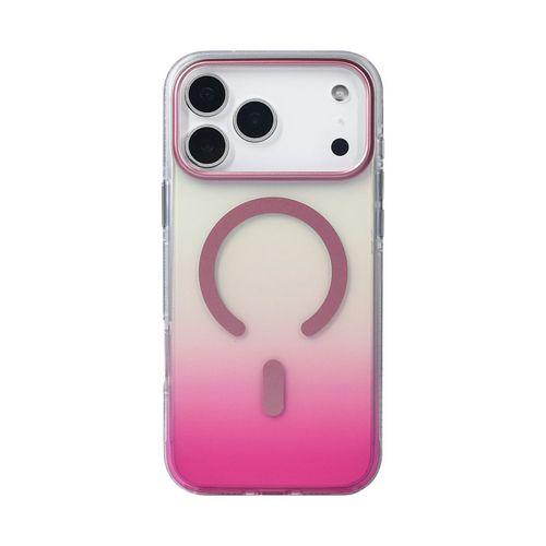 Apple iPhone 17 Pro Max Kılıf M-safe Şarj Özellikli Transparan Renk Geçişli Zore Toros Kapak