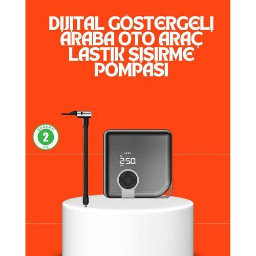 150 Psı Yüksek Basınç Kapasiteli Kablosuz Lastik Pompası