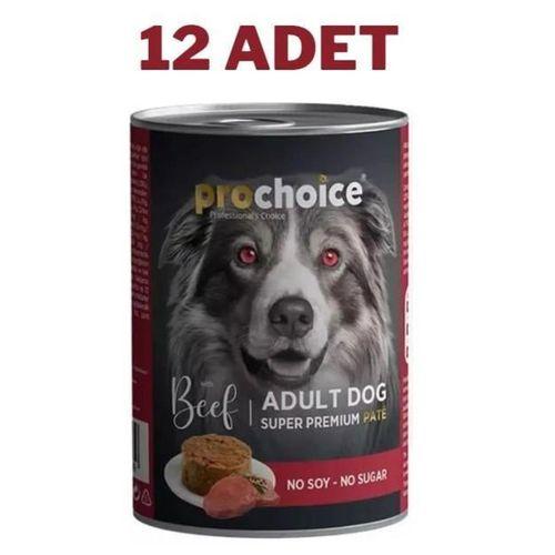 ProChoice Adult Dog Beef Pate Köpek Konservesi 12x400 gr