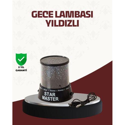 Galaxy Efektli Led Projektör Taşınabilir Yıldız Gece Lambası