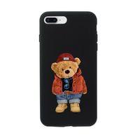 iPhone 8 Plus Teddy Bear Premium Silikonlu Telefon Kılıfı
